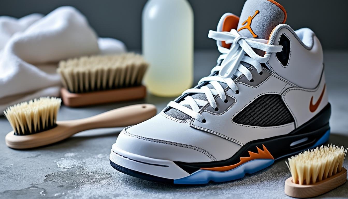 découvrez nos astuces essentielles pour entretenir et nettoyer vos jordan 5. apprenez les meilleures techniques pour préserver l'apparence et la durabilité de vos sneakers préférées avec des conseils simples et efficaces.