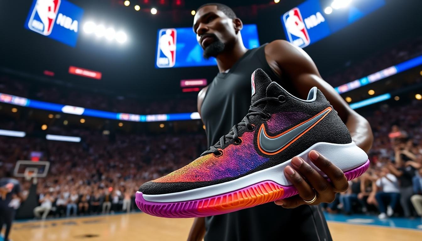 découvrez le tout nouveau modèle nike kd 17 de kevin durant, alliant performance et style. plongez dans l'univers du basketball avec des technologies innovantes, un confort inégalé et un design moderne. ne manquez pas cette révolution sur le terrain!