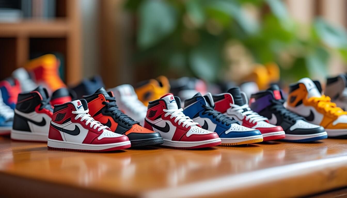 Découvrez notre collection exclusive de mini sneakers comprenant des modèles emblématiques de Jordan, Nike et bien d'autres. Parfaites pour les petits pieds des fashionistas en herbe, ces chaussures allient style et confort. Explorez dès maintenant notre sélection tendance !