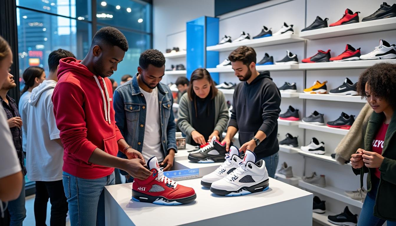 découvrez notre guide complet pour choisir la taille idéale de vos jordan 5. apprenez à prendre les bonnes mesures, connaître les conseils d'ajustement et éviter les erreurs courantes pour profiter pleinement de vos sneakers.