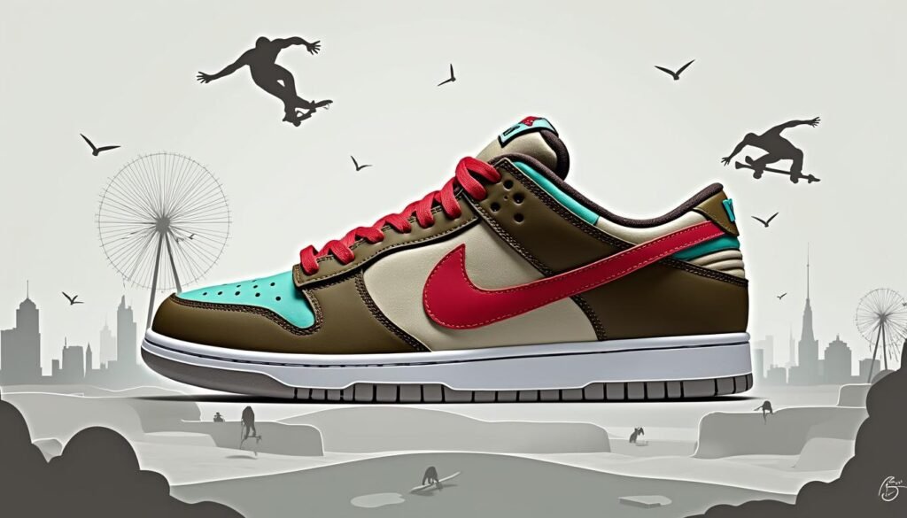 découvrez la collaboration exclusive entre travis scott et nike avec les sb dunk low, une paire de sneakers qui allie style audacieux et innovation. plongez dans l'univers créatif de travis scott et laissez-vous séduire par des détails uniques qui redéfinissent les codes de la mode urbaine.