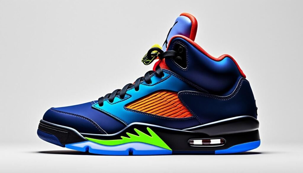 Découvrez les dernières nouveautés des Air Jordan 5, des sneakers emblématiques pour homme et femme. Alliant style, confort et performance, ces modèles tendance sauront compléter toutes vos tenues. Ne manquez pas l'occasion d'ajouter une touche d'originalité à votre collection!