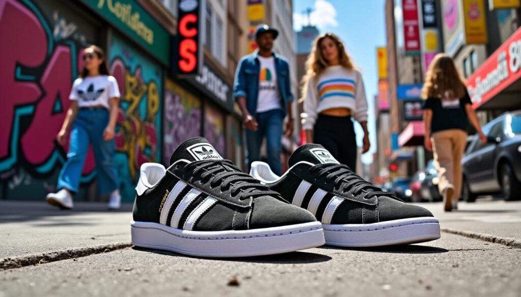 découvrez l'histoire des adidas campus 00s, une véritable icône de la mode urbaine. ce modèle mythique allie style intemporel et confort, faisant des vagues dans le monde de la sneaker. plongez dans l'évolution de cette chaussure emblématique qui a marqué des générations.