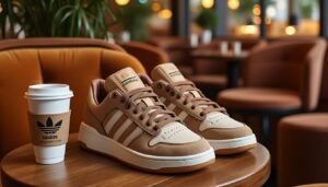 découvrez la collaboration entre bad bunny et adidas avec les forum low : une paire de sneakers qui allie confort et style unique, inspirée par l'esthétique du café. ne manquez pas cette fusion de mode et culture qui rehausse votre look à chaque pas.