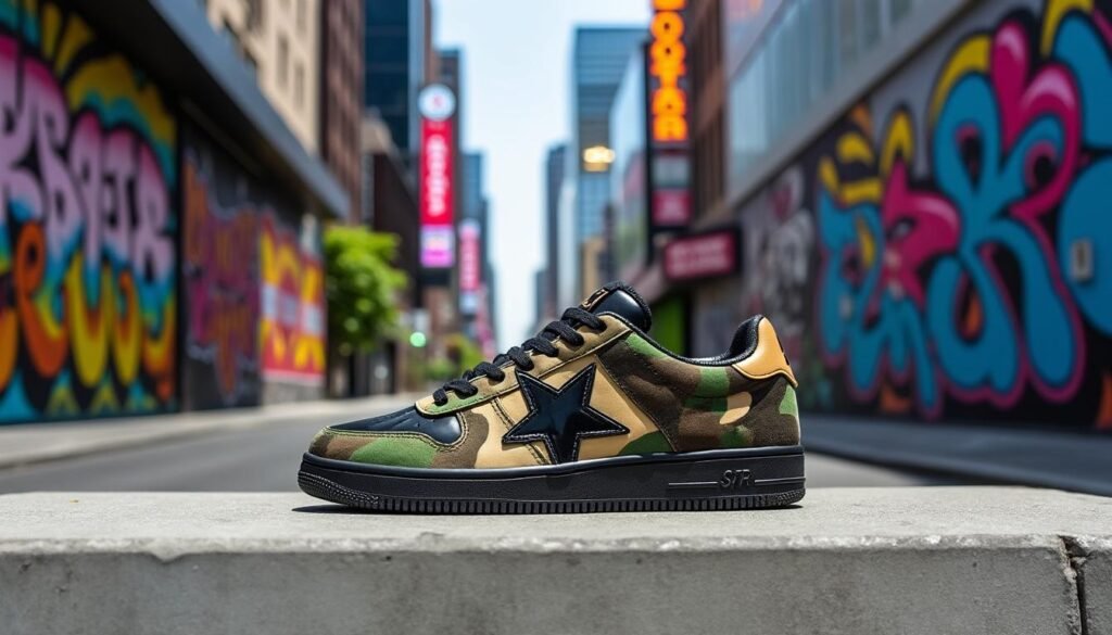découvrez la bape sta, la sneaker emblématique du streetwear japonais qui bouscule les codes des classiques nike. alliant style audacieux et héritage culturel, la bape sta est devenue un incontournable pour les amateurs de mode urbaine.