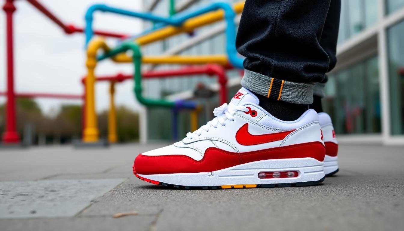 découvrez les nike air max 1, où l'innovation air visible rencontre le design inspiré par le centre pompidou. alliez confort et style audacieux avec cette sneaker emblématique qui réinvente votre expérience de la mode urbaine.