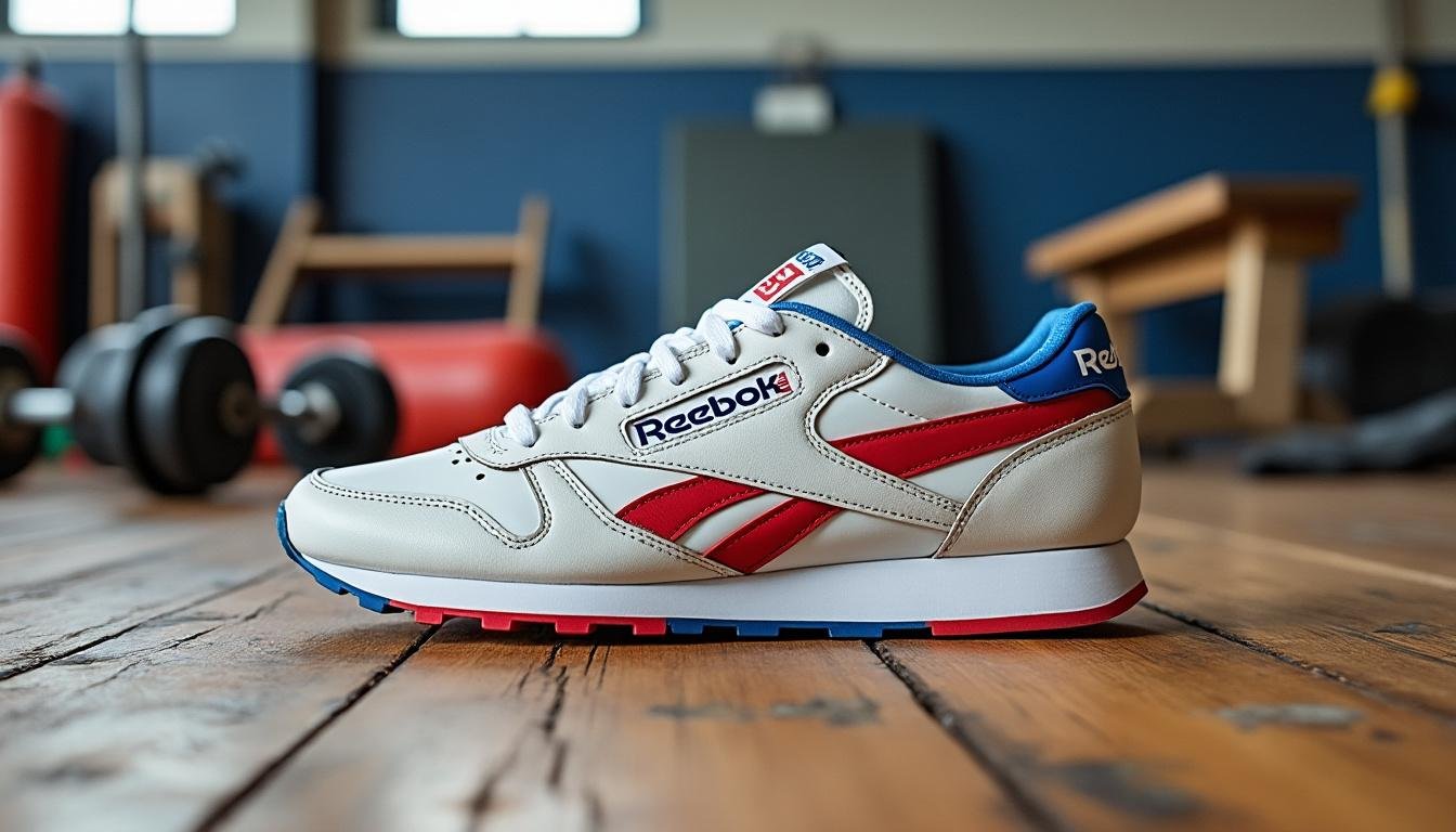 découvrez la reebok workout, la sneaker gym vintage qui a conquis le sud des usa. alliant style rétro et confort optimal, cette icône des années 80 vous accompagne dans toutes vos sessions de sport tout en affirmant votre personnalité.