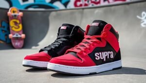 découvrez la supra skytop, la sneaker montante emblématique qui a révolutionné la scène skate et hip-hop des années 2000. alliant style audacieux et confort inégalé, elle reste un incontournable pour les passionnés de mode urbaine.