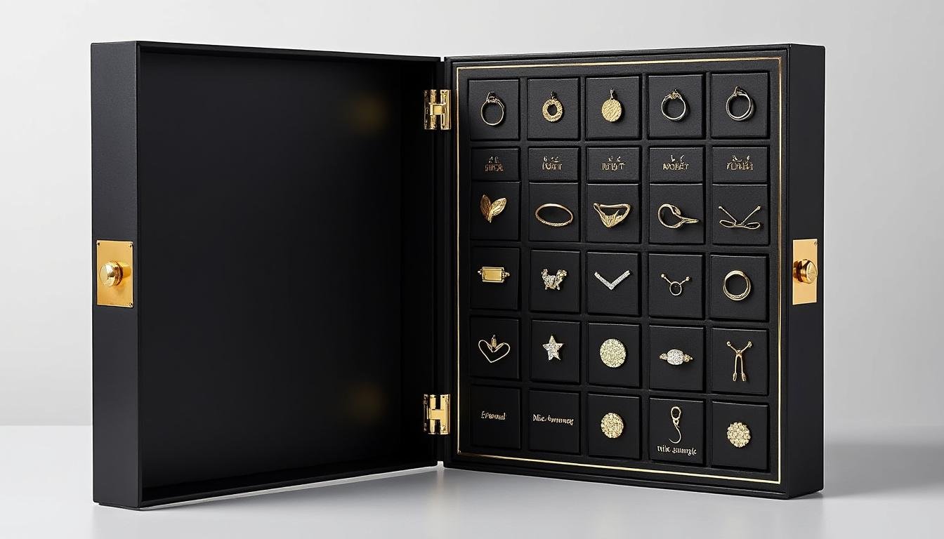 découvrez notre calendrier de l'avent avec bijoux en acier inoxydable, une idée cadeau originale pour surprendre chaque jour avec élégance et qualité.