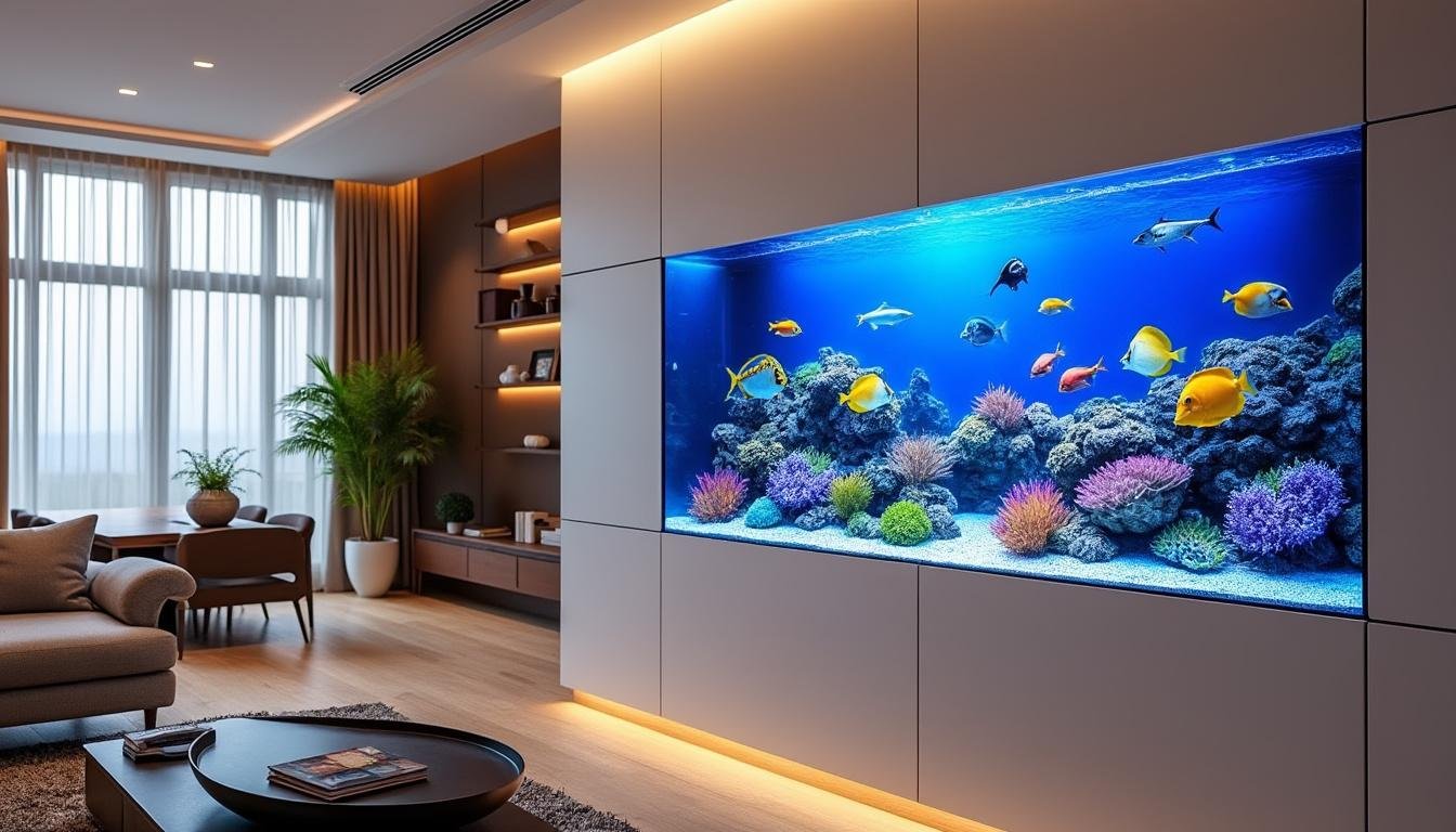 découvrez notre guide complet sur les aquariums muraux et encastrés : contraintes, coûts et conseils d'installation pour un choix éclairé et une mise en place réussie.